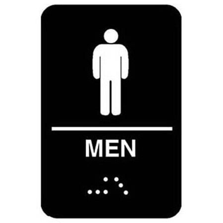 Vollrath Sign, Men'S , Braille, 6X9" 5635